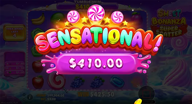 Sweet Bonanza stor gevinst